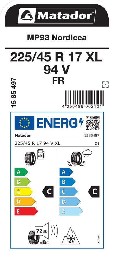 Matador MP93 Nordicca 225 / 45 R 17 94 V