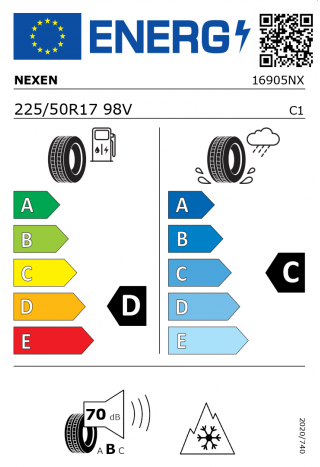 Nexen Winguard Sport 2 225 / 50 R 17 98 V