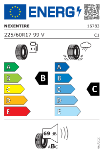 Nexen N blue HD plus 225 / 60 R 17 99 V