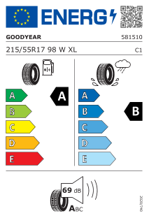 Goodyear Efficientgrip Performance 2 215 / 55 R 17 98 W