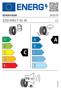 Goodyear Efficientgrip Performance 2 225 / 45 R 17 91 W