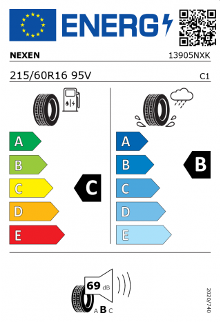 Nexen N*Fera SU1 215 / 60 R 16 95 V