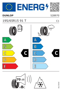 Dunlop SP Sport Winter Response 2 195 / 65 R 15 91 T