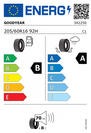 Goodyear Efficientgrip Performance 2 205 / 60 R 16 92 H