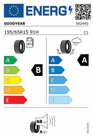 Goodyear Efficientgrip Performance 2 195 / 65 R 15 91 H