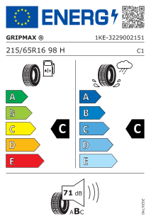 Gripmax Stature HT 215 / 65 R 16 98 H