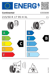 Continental WinterContact TS 870 P 215 / 50 R 17 95 H