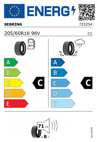 Sebring Road Performance 205 / 60 R 16 96 V