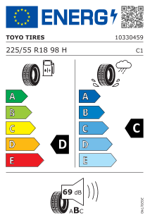 Toyo PROXES R37 225 / 55 R 18 98 H