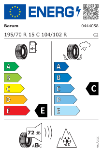 Barum SnoVanis 3 195 / 70 R 15 104 R