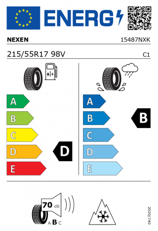 Nexen Winguard Sport 2 215 / 55 R 17 98 V