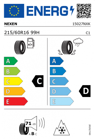 Nexen Winguard SnowG 2 215 / 60 R 16 99 H