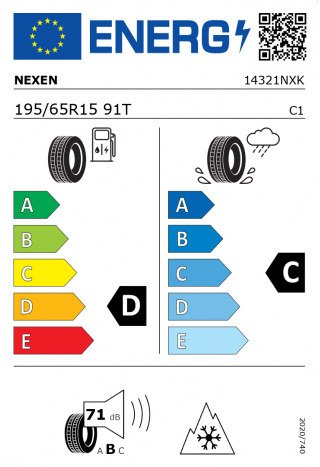 Nexen Winguard SnowG 2 195 / 65 R 15 91 T