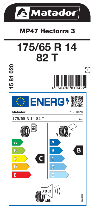 Matador MP47 Hectorra 3 175 / 65 R 14 82 T