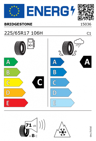 Bridgestone Blizzak LM-005 225 / 65 R 17 106 H