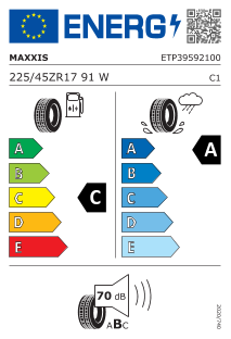 Maxxis Premitra HP5 225 / 45 R 17 91 W