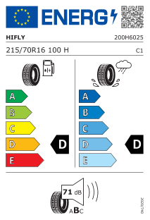 HiFly HT601 SUV 215 / 70 R 16 100 H