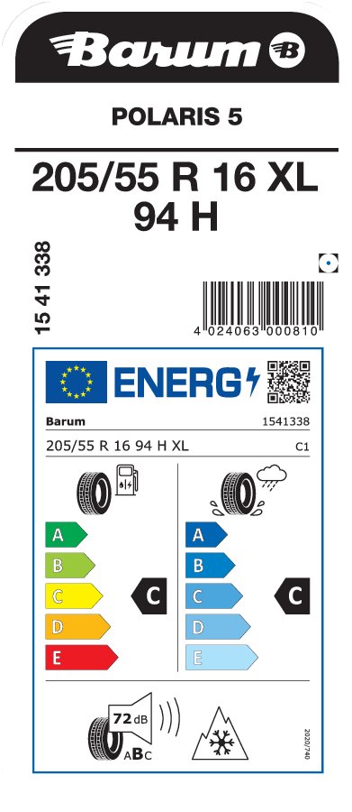 Barum Polaris 5 205 / 55 R 16 94 H