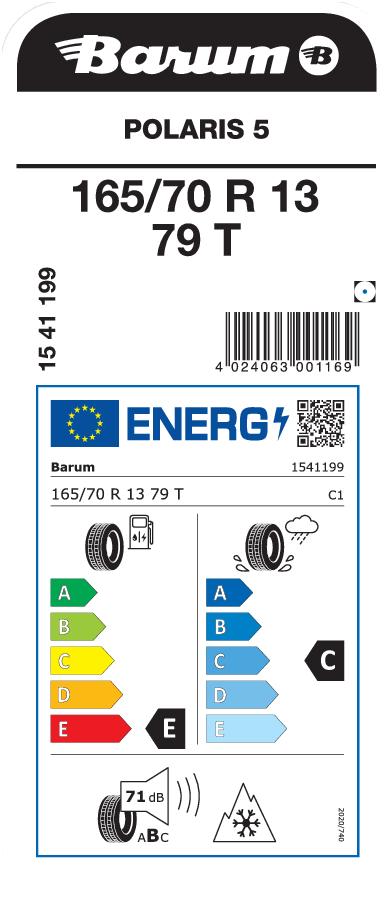 Barum Polaris 5 165 / 70 R 13 79 T