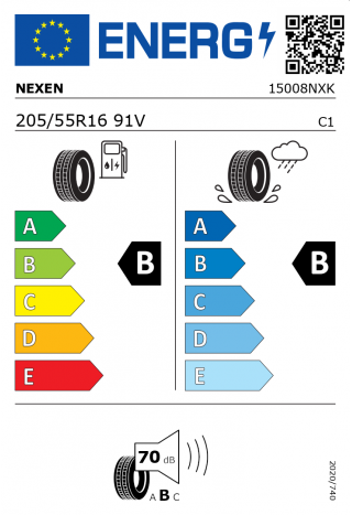 Nexen N blue HD plus 205 / 55 R 16 91 V