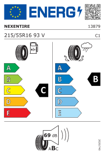 Nexen N blue HD plus 215 / 55 R 16 93 V