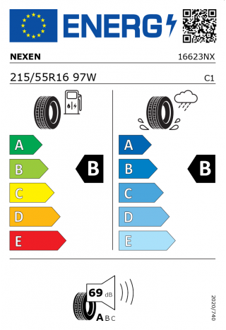 Nexen N Fera Primus 215 / 55 R 16 97 W