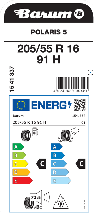 Barum Polaris 5 205 / 55 R 16 91 H