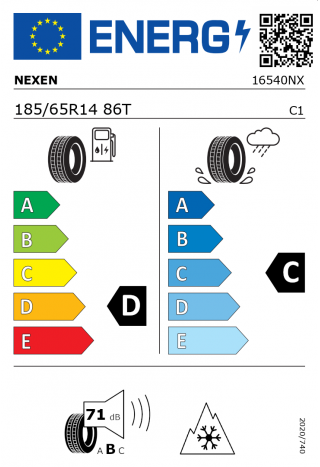 Nexen Winguard Snow G3 185 / 65 R 14 86 T