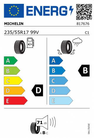 Michelin Latitude Sport 235 / 55 R 17 99 V