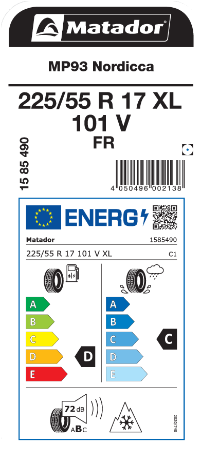 Matador MP93 Nordicca 225 / 55 R 17 101 V