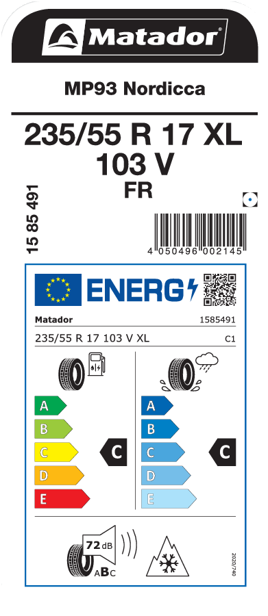 Matador MP93 Nordicca 235 / 55 R 17 103 V