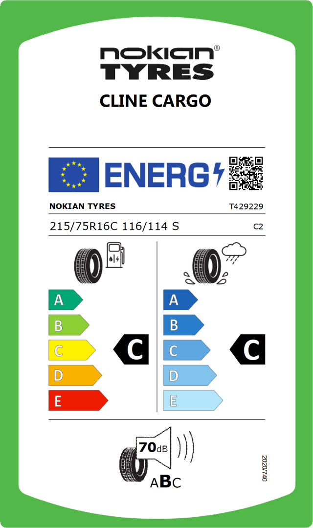 Nokian cLine CARGO 215 / 75 R 16 116 S