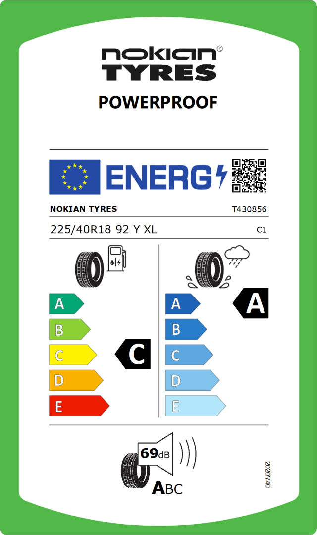 Nokian PowerProof 225 / 40 R 18 92 Y